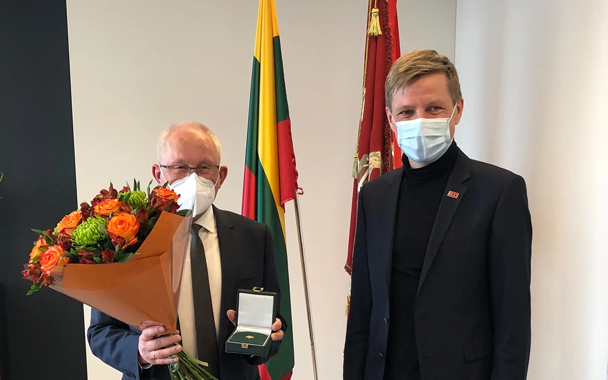 The Vilnius City Council has named Dr. Romualdas Danielius, Chairman of the Board of LIGHT CONVERSION, as a Patron of the Vilnius City Municipality.