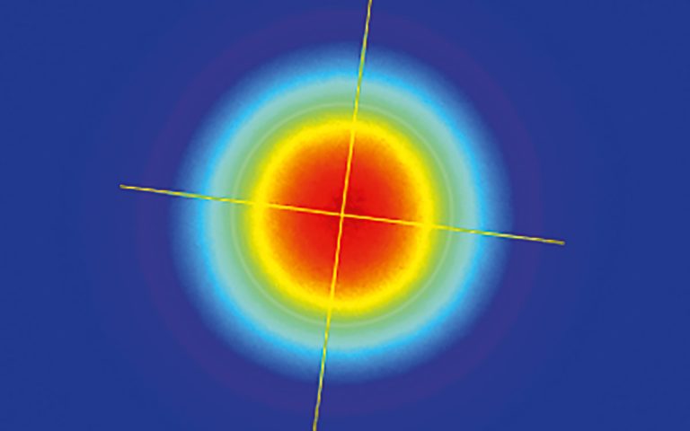 Typical beam profile of FLINT-FL1